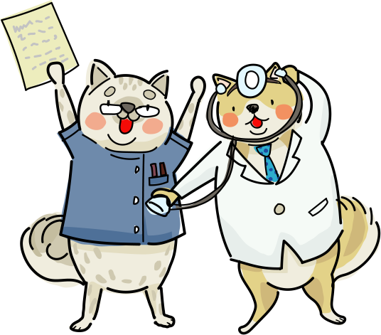 お伺い書のイラスト