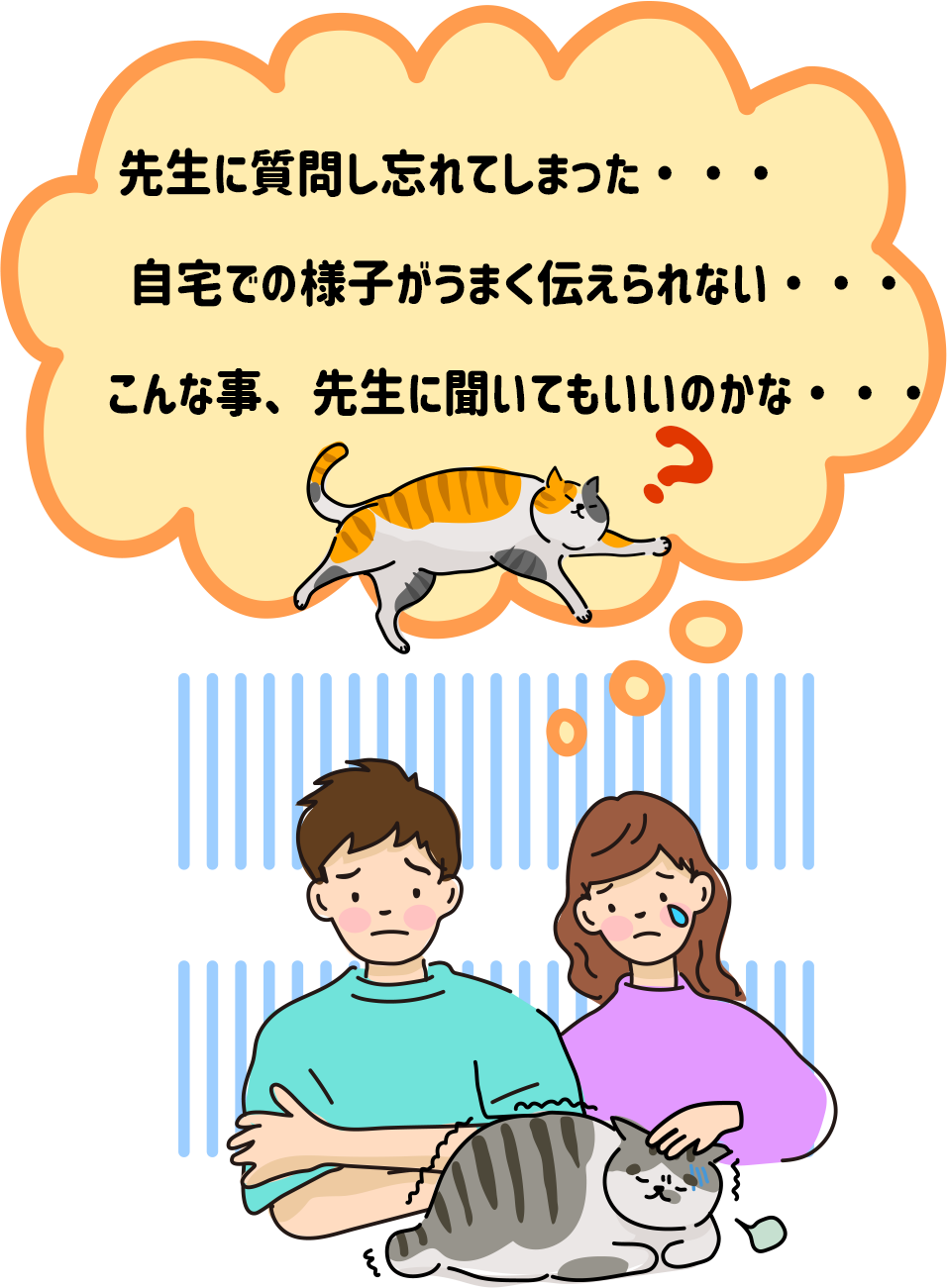 お伺い書のイラスト